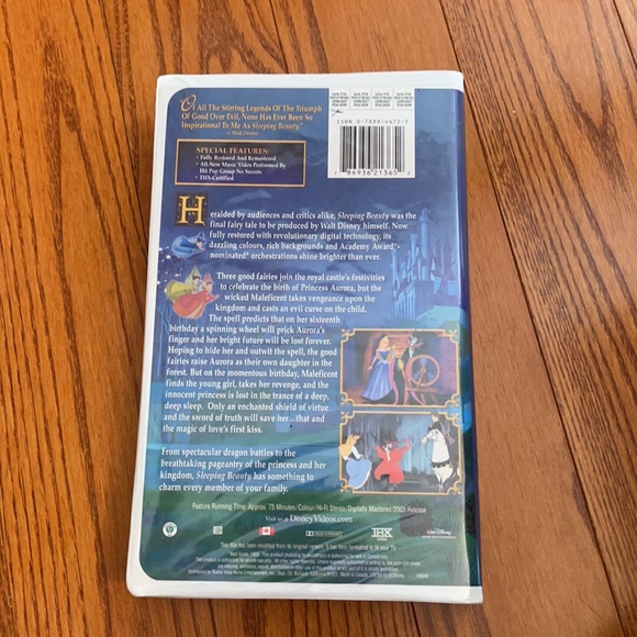 Walt Disney Special Edition Sleeping Beauty original VHS - Picture 2 of 3